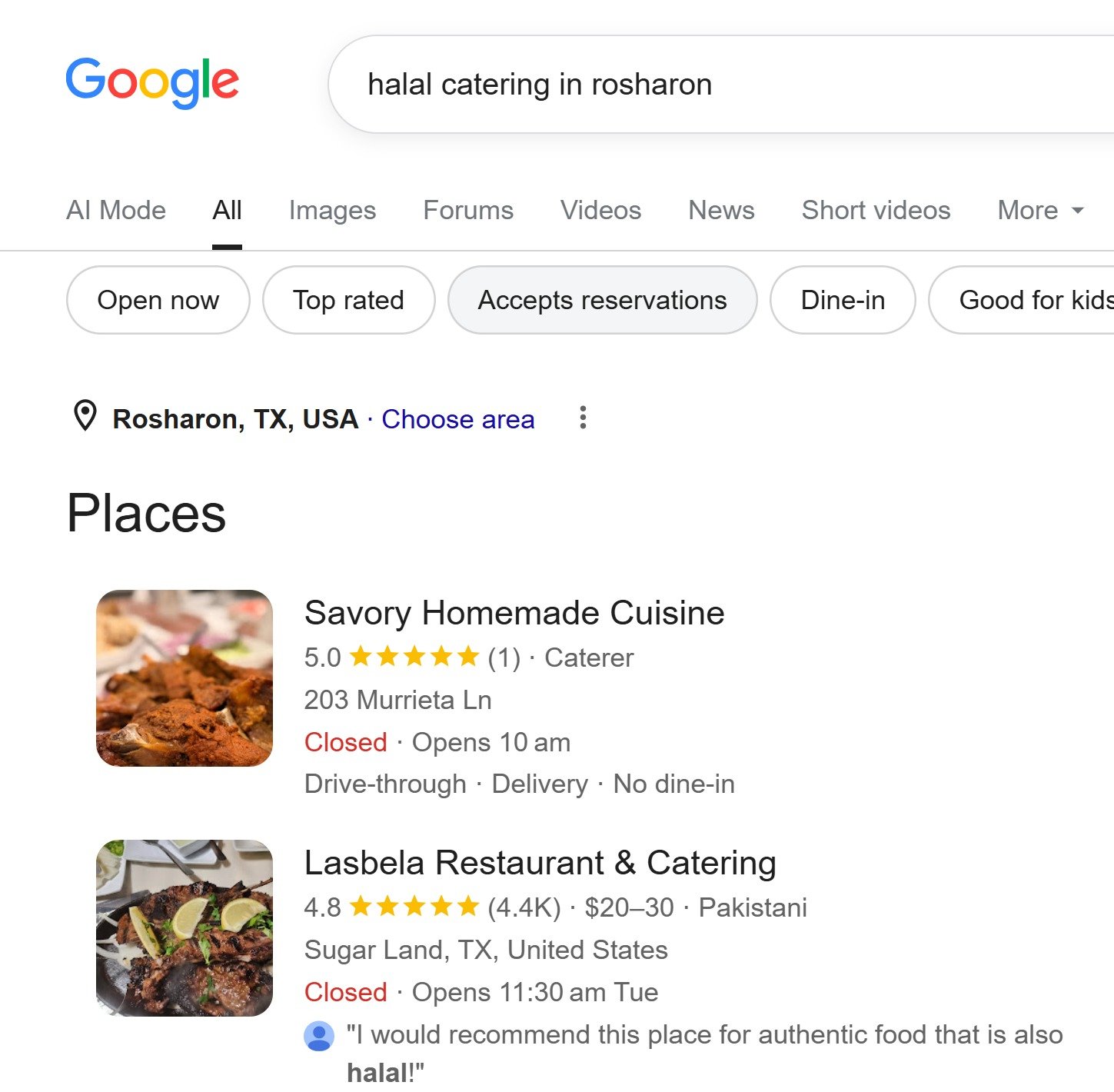 Client ranked number one in the Google map pack for a local search